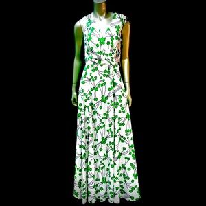 Julie Miller Vintage 70’s V-neck Maxi Dress